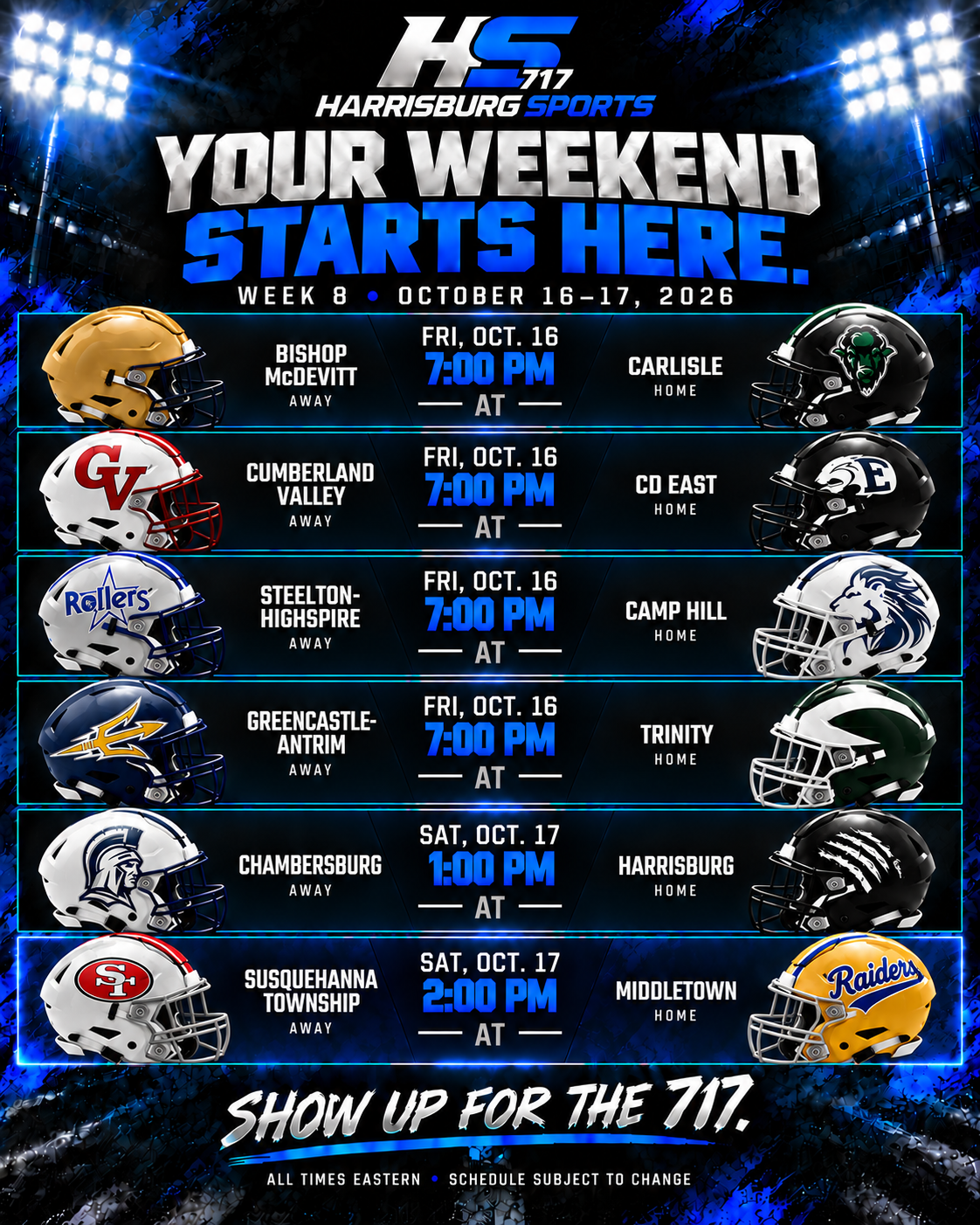 Week 8 Games